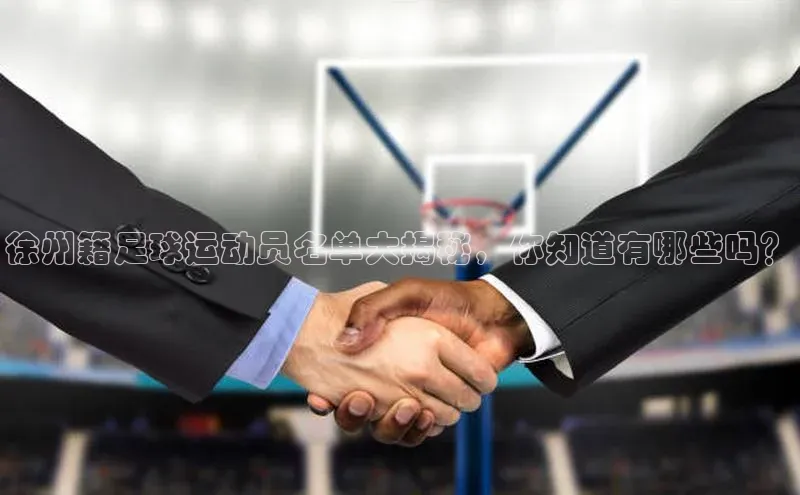 威廉希尔体育在线平台文心一言徐州籍足球运动员名单大揭秘，你知道有哪些吗？